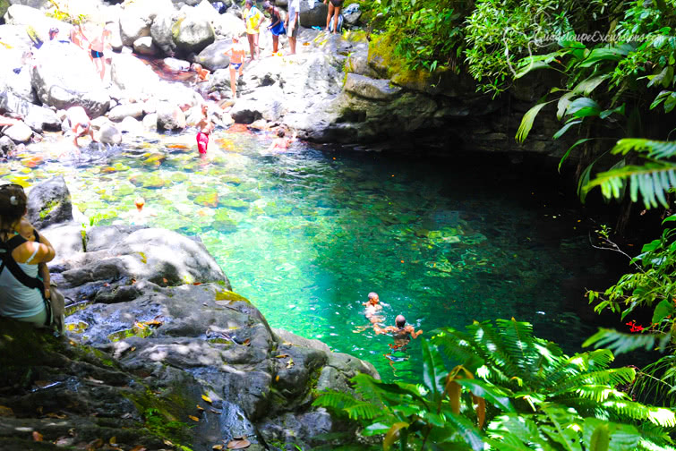 excursion en Guadeloupe piscine naturelle